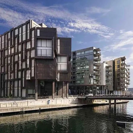 Apartment Luxurious At Tjuvholmen Right Next To Thethief Spa Oslo