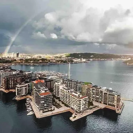 Luxurious At Tjuvholmen Right Next To Thethief Spa Apartment Oslo
